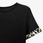 Vestido vintage con estampado de leopardo
