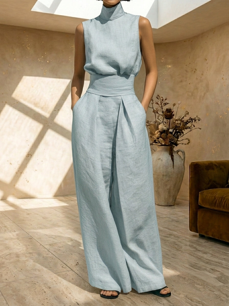 Elena | Dos Piezas en Lino Orgánico: Elegancia Fresca sin Esfuerzo