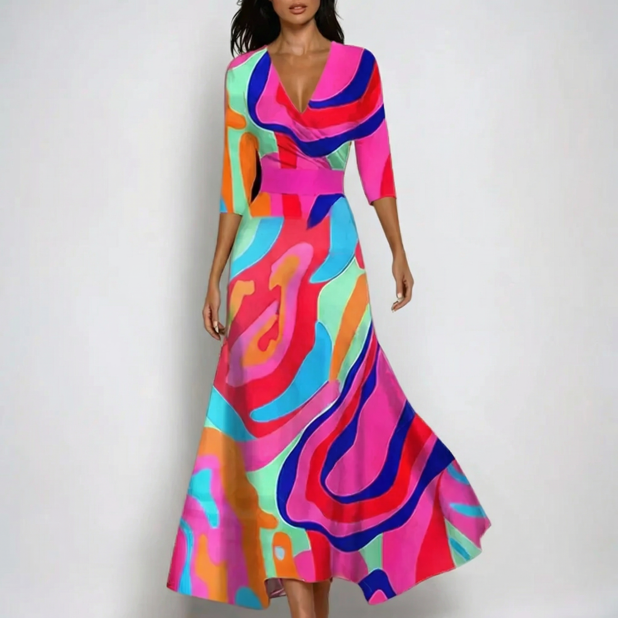 Leona | Vestido elegante de flores