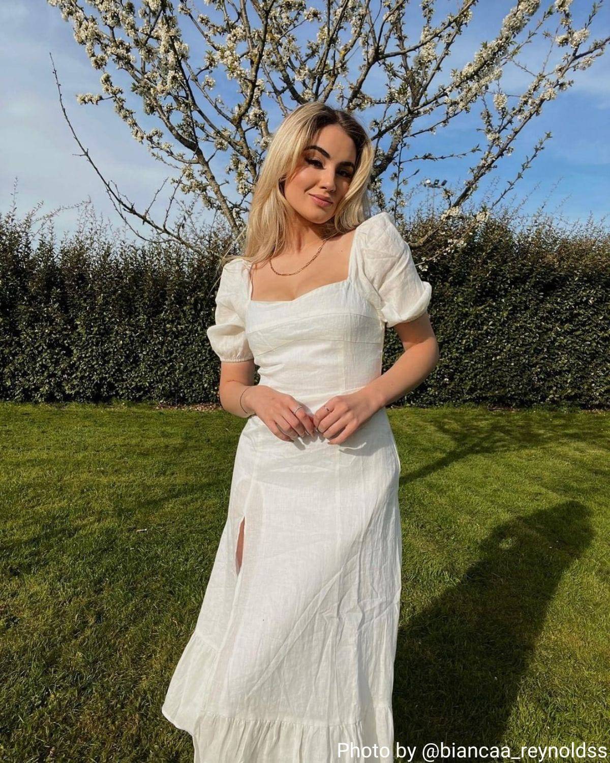 VALÉRIA | Vestido Blanco de Elegancia y Silueta Sofisticada